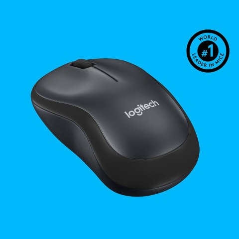 Mysz Logitech M220 Silent 910-004878 (optyczna; 1000 DPI; kolor czarny)