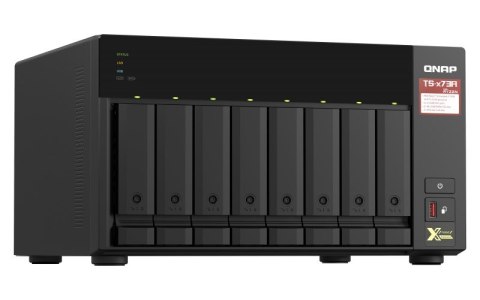 Qnap-TS-873A-8G tower 8bay AMD Ryzen 8GB RAM