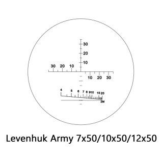 Lornetka Levenhuk Army 12x50 z celownikiem