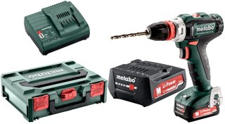 Wiertarko-wkrętarka akumulatorowa Metabo PowerMaxx BS 12 Q 2x2Ah ładowarka walizka