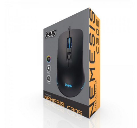 MYSZ MS NEMESIS C305 3200DPI 6P LED GAMING