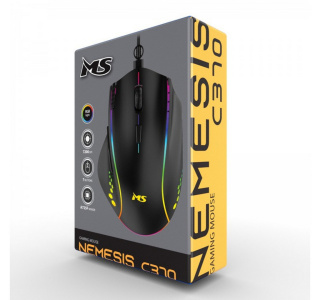 MYSZ MS NEMESIS C370 7200DPI 7P RGB LED A725F GAMING