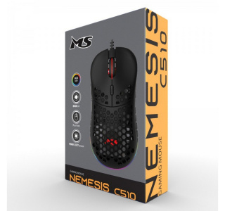 MYSZ MS NEMESIS C510 8000DPI 7P RGB LED PAW3327 GAMING