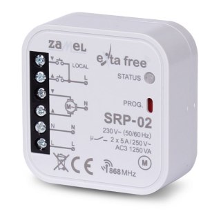 Sterownik rolet dopuszkowy EXTA FREE SRP-02