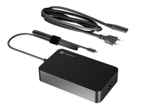 Zasilacz sieciowy uniwersalny Natec Grayling USB-C 90W do laptopów, tabletów, telefonów