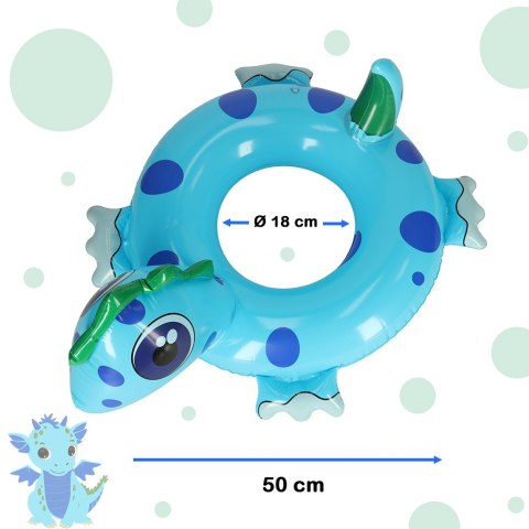 Koło dmuchane do pływania dinozaur 50cm