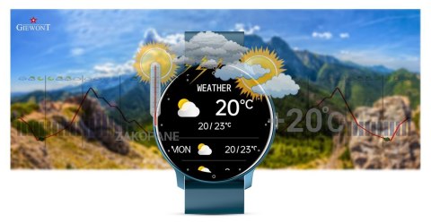 Smartwatch Giewont GW120-4 Niebieski-Niebieski