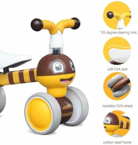 Rowerek rower biegowy Pszczółka jeździk mini rower - Bee