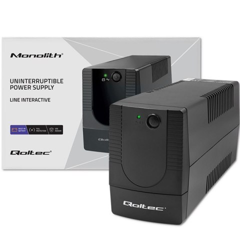 Qoltec Zasilacz awaryjny UPS | Monolith | 1000VA | 600W