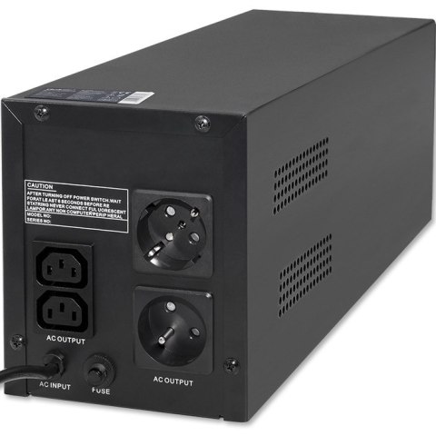 Qoltec Zasilacz awaryjny UPS | Monolith | 1200VA | 720W