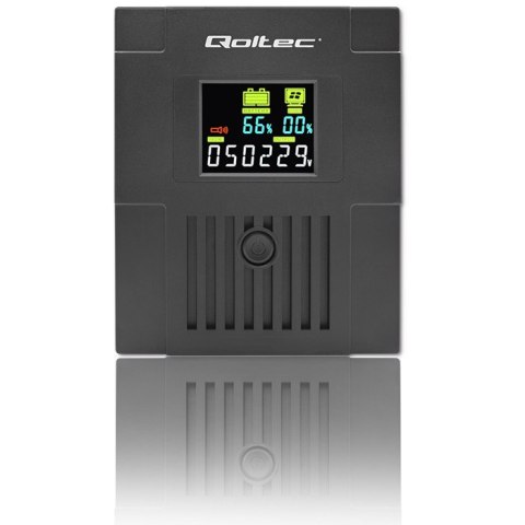 Qoltec Zasilacz awaryjny UPS | Monolith | 2000VA | 1200W | LCD | USB