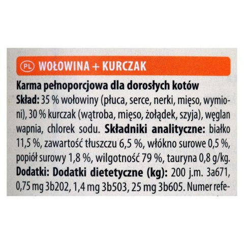 ANIMONDA Carny Adult smak: wołowina i kurczak 400g