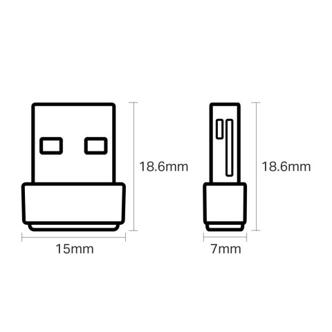 Karta sieciowa TP-LINK T2U Nano (USB 2.0)