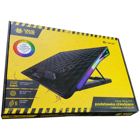 TRACER PODSTAWKA CHŁODZĄCA GAMEZONE WING 17,3" RGB