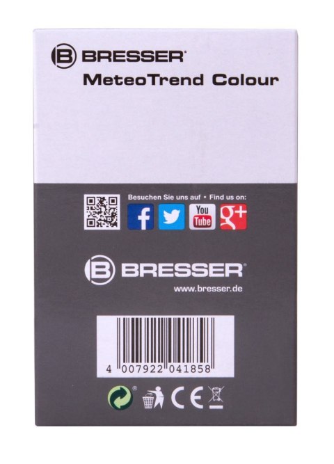 Stacja pogodowa Bresser MeteoTrend Colour RC, czarna