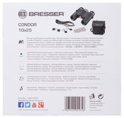 Lornetka Bresser Condor UR 10x25