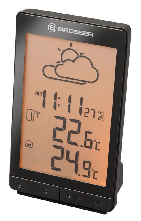 Stacja meteorologiczna Bresser TemeoTrend STX RC, czarna