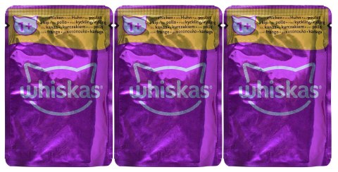 Whiskas Sasz Sos Drób/Jag/Woł/Kur 12x85g