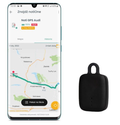 Lokalizator notiOne go! PLUS czarny