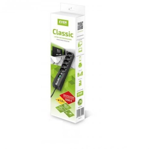 Listwa Ever Classic T/LZ09-CLA015/0000 (1,5m; kolor czarny)