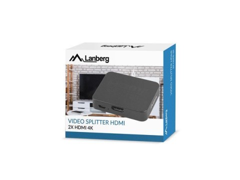 LANBERG SPLITTER VIDEO HDMI -> 2X HDMI 4K + MICRO USB SPV-HDMI-0002