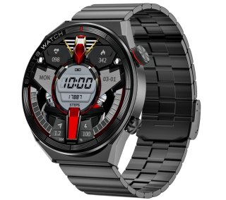 Smartwatch Rubicon RNCE99-2 Czarno-Czarny + Czarny Pasek Silikonowy