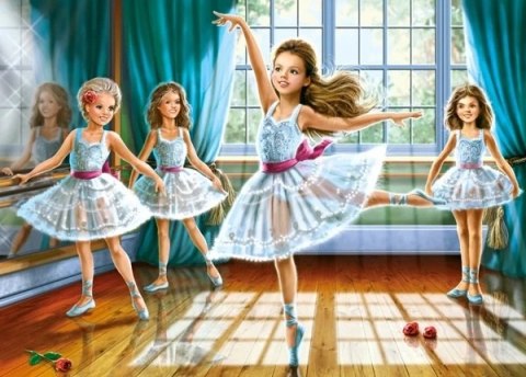 CASTORLAND Puzzle 260 elementów Little Ballerinas - Baletnice 8+