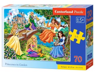 CASTORLAND Puzzle 70 elementów Princesses in Garden - Księżniczki w ogrodzie 5+