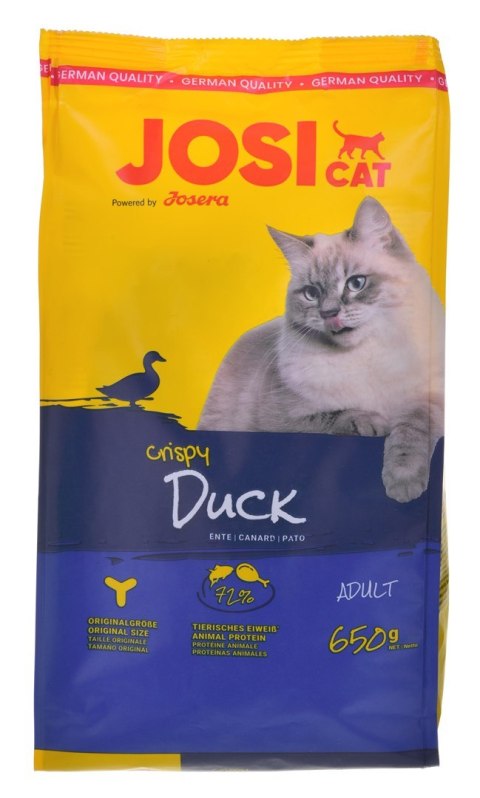 Josera JosiCat Crispy Duck dla kotów 650g