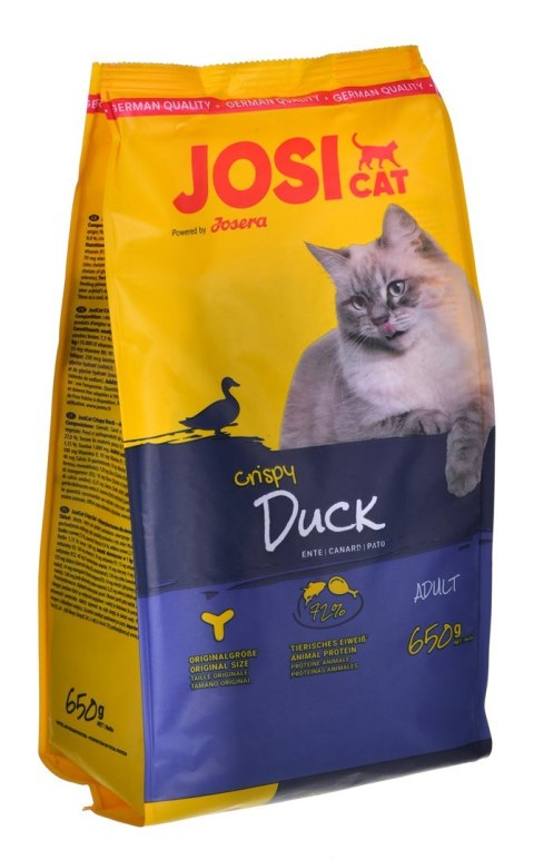 Josera JosiCat Crispy Duck dla kotów 650g