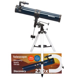 (BG) Teleskop Discovery Spark 114 EQ z książką