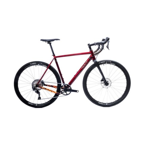 Rower gravel VAAST 700C APEX GRX 54cm M Gloss Berry Red