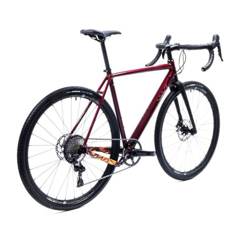 Rower gravel VAAST 700C APEX GRX 54cm M Gloss Berry Red