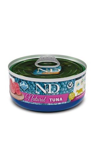 FARMINA N&D CAT NATURAL Tuńczyk 140g