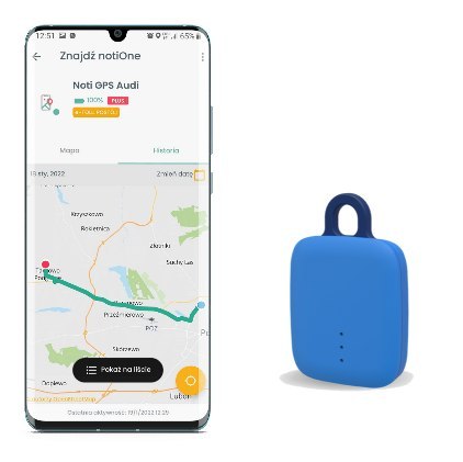 Lokalizator notiOne go! PLUS niebieski