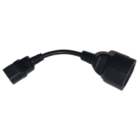 Qoltec Adapter IEC 320 C14/ SCHUKO | 0.15M