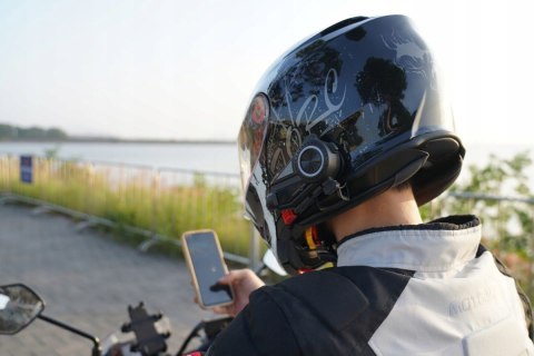 Interkom motocyklowy FreedConn R3 z wideorejestrat.