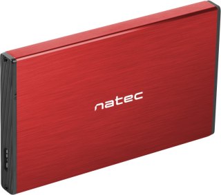 OBUDOWA DYSKU ZEWNĘTRZNA NATEC RHINO GO SATA 2.5cala USB 3.0 CZERWONA