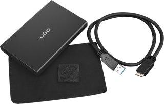 OBUDOWA DYSKU ZEWNĘTRZNA UGO MARAPI SL130 SATA 2.5cala USB 3.0 CZARNA