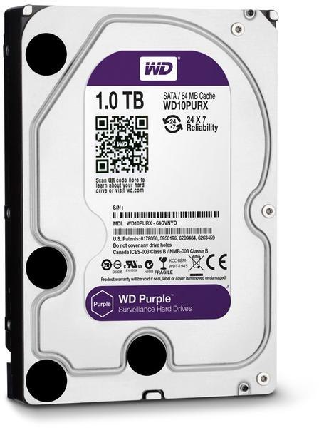 DYSK WD PURPLE 1TB WD10PURZ RECERTYFIKOWANY