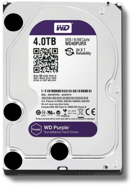 DYSK WD PURPLE 4TB WD40PURZ RECERTYFIKOWANY