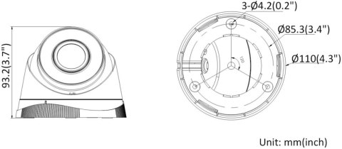 Kamera IP Hilook turret 2MP IPCAM-T2 2.8mm