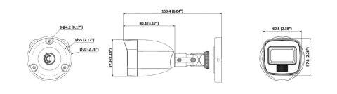 Kamera TVI Hilook bullet 2MP TVICAM-B2M-20DL 2.8mm