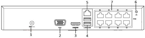 Rejestrator IP Hilook 4MP NVR-8CH-4MP/8P