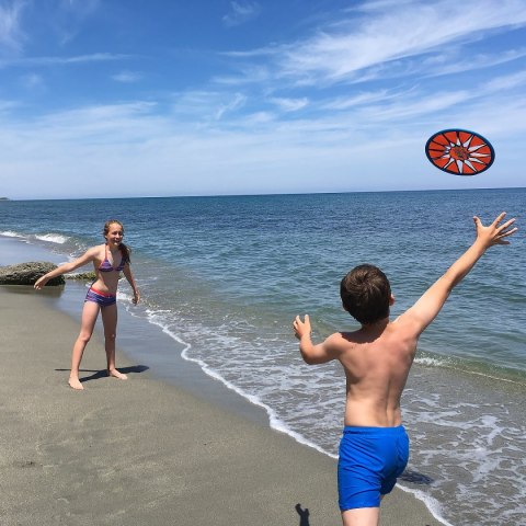 Frisbee Neoprenowy Dysk do Rzucania SCHILDKROT Green