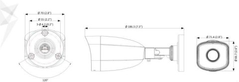 Kamera IP Hilook bullet 2MP IPCAM-B2 2.8mm