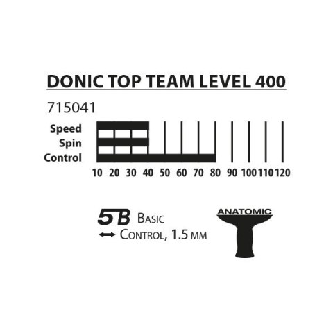 Rakietka do Tenisa Stołowego DONIC Top Team 400