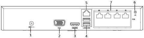 Rejestrator IP Hilook 4MP NVR-4CH-4MP/4P