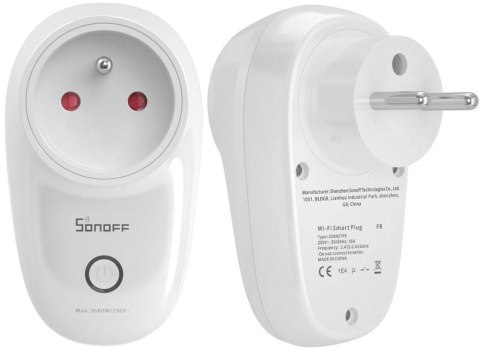 SONOFF Inteligentna gniazdko elektryczne Zigbee 16A 3680W S26R2ZBTPE-FR