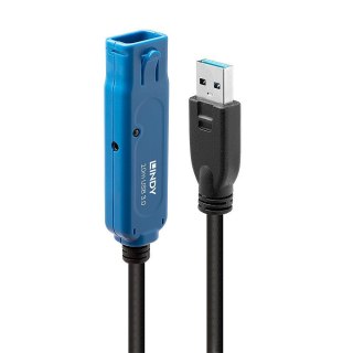 Kabel USB 3.0 LINDY Active Extension Pro 10m czarny